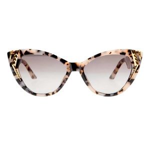 Valley Eyewear Rivington Tortoise & Gold Trim Cat Eye Sunglasses